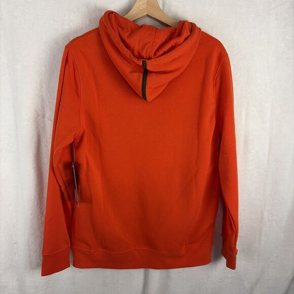 Cleveland Browns Throwback Helmet Logo Hoodie Sz Small Orange NFL Ultra NWT - Picture 5 of 6